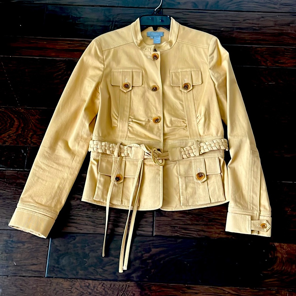 ECCOCI Tan Ladies Jacket, Size 10